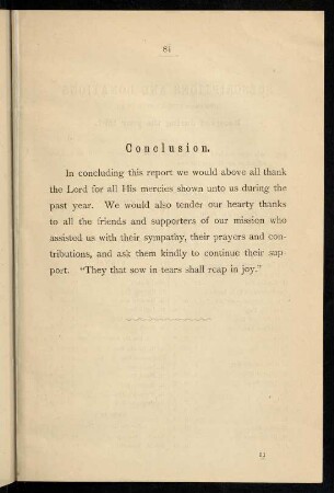81, Conclusion
