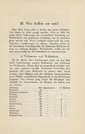 III. Wie helfen wir uns?