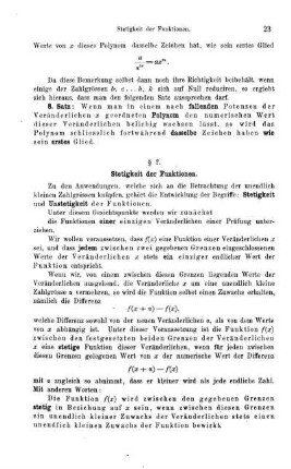 § 2. Stetigkeit der Funktionen.