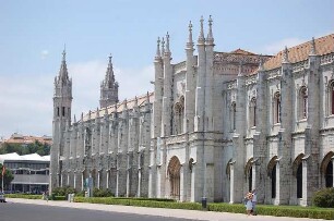 Lissabon - Kloster in Belem : Lissabon, Stadtteil Belem, ab 1502 erbautes Hieronymuskloster, aufgenommen 2006