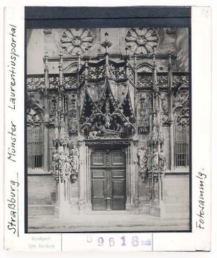 Straßburg, Münster: Laurentiusportal