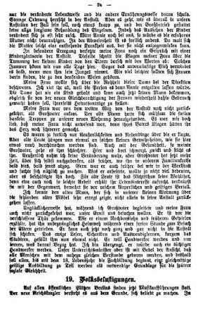 19. Volksbelustigungen.
