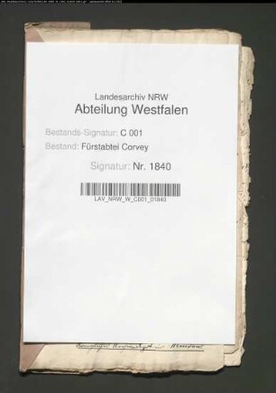 Belehnung der von Kanne mit der Mühle zu Ottbergen