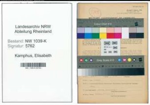 Entnazifizierung Elisabeth Kamphus , geb. 27.05.1910 (Angestellte)