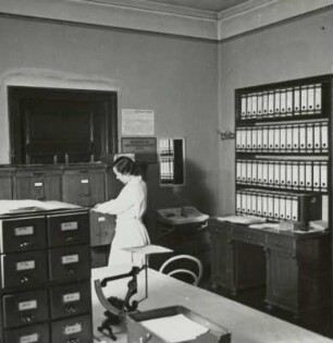 Zentrale Registratur, Sächsische Landesbildstelle, um 1937