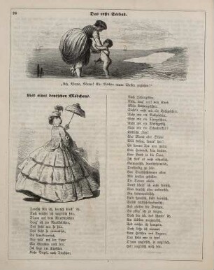 "Das erste Seebad" "Lied eines deutschen Mädchens"