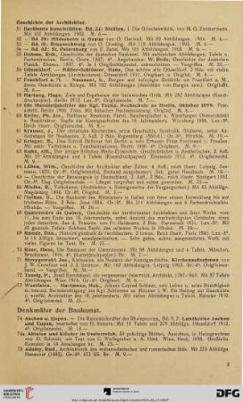 Denkmäler der Baukunst (Nr. 74 - 187)