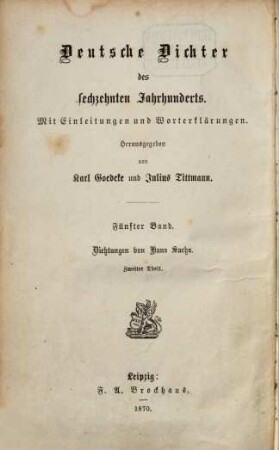 Dichtungen, 2. Spruchgedichte