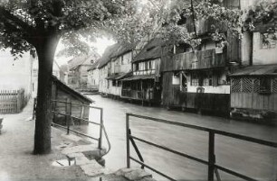 Forchheim, Ortsteilansicht : Forchheim. Ortsteilansicht an der Wiesent