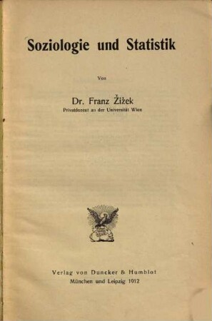 Soziologie und Statistik
