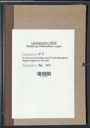 Kirchenbuchduplikate der katholischen Gemeinde in Heessen (G 1837-1842, H 1836-1842, T 1837-1842). (Gemeinde: Heesen, katholische Gemeinde und Kirchspiel)