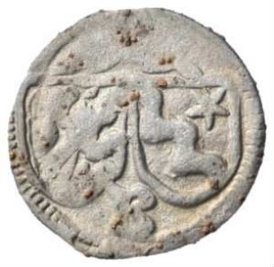 Fundmünze, Pfennig (einseitig), 1457 - 1459