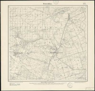 Meßtischblatt 2624 : Freiwaldau, 1889 : Freiwaldau. - Aufn. 1887. - 1:25000. - [Berlin]: Reichsamt für Landesaufnahme, 1889. - 1 Kt.
