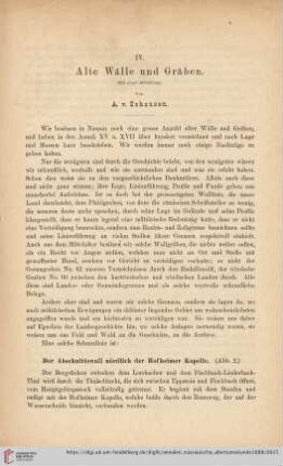 20: Alte Wälle und Gräben