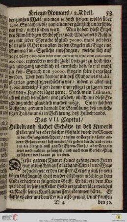 Das VII. Capitul