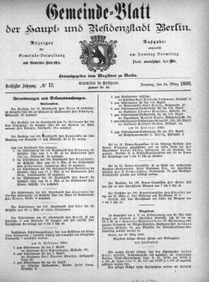 1889,12: No. 12, 24. März 1889