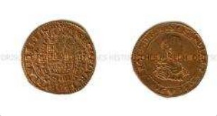 Niederländischer Historienpfennig auf Karl II. (französisch, lateinisch)