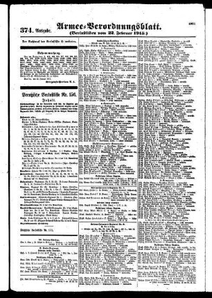 374.Ausgabe. Montag, 22. Februar 1915