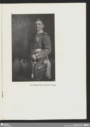Se. Königl. Hoheit Kronprinz Georg