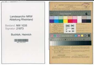 Entnazifizierung Heinrich Buchloh , geb. 26.06.1898 (Steiger)