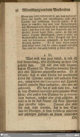 §. XI. [Einige Einwürfe wider diese Observationen]