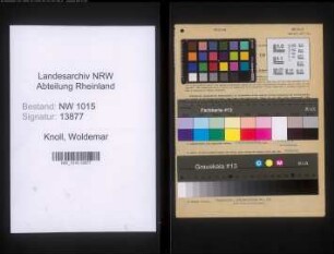 Entnazifizierung Woldemar Knoll , geb. 11.01.1895 (Polizeibeamter)