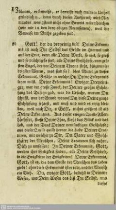 Gebet an Gott den DreyEinigen [13,]86