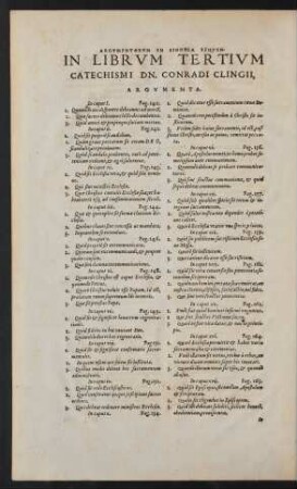 In Librum Tertium Catechismi ....