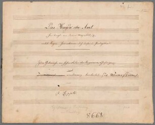Masses; Arr; coro maschile - BSB Mus.Schott.Ha 9035-2