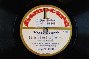 Halleluja / von Ferd. Hummel