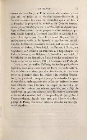 Le préhistorique : antiquité de l'homme
