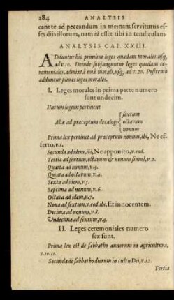 Analysis Cap. XXIII.