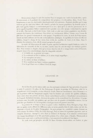 Chapitre III. Peinture
