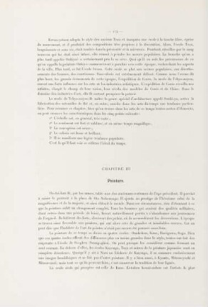 Chapitre III. Peinture