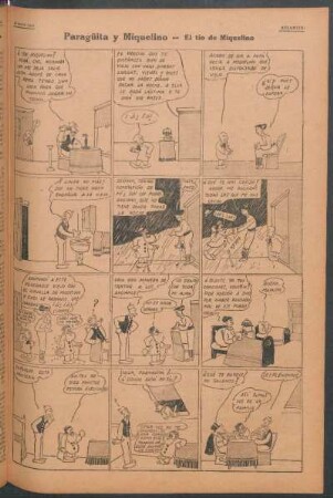 Paragüita y Miquelino. - [Cómic] : El tío de Miquelino