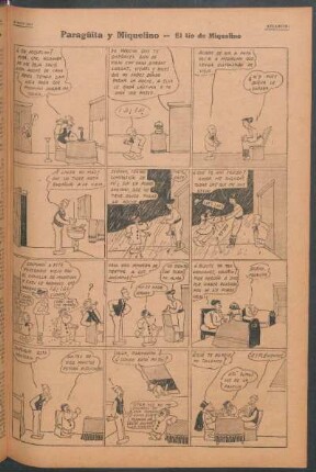 Paragüita y Miquelino. - [Cómic] : El tío de Miquelino