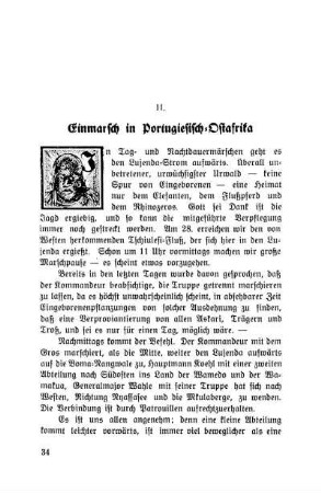 II. Einmarsch in Portugiesisch-Ostafrika