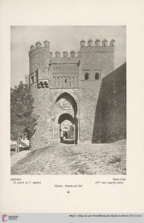 Tafel 68 bis 98. Der Mudejarstil. 13.-16. Jahrhundert. Toledo, Córdoba, Sevilla, Alcalá