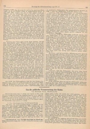 589-596 Um die politische Verantwortung der Kirche