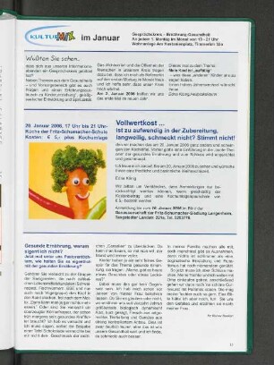 Gesunde Ernährung, warum eigentlich nicht?