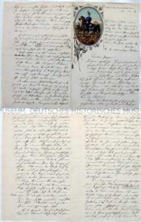 Geburtstagsbrief von Leopold Hauschild an seinen Vater, Karl Ludwig Hauschild; 10. Dezember 1889