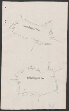 Oberbilchtlinger Etter [und] Wakershofer [Wackershofen] Etter