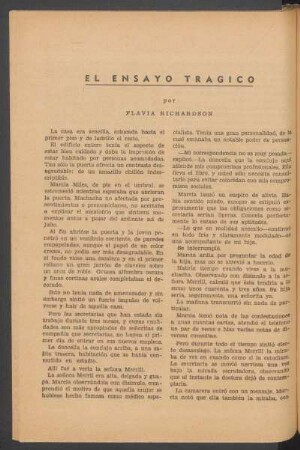 El ensayo trágico