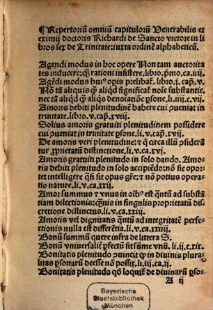 Venerabilis et eximij Doctoris Richardi de sancto victore Ordinis canonicorum regularium S. Aug. De trinitate libri sex