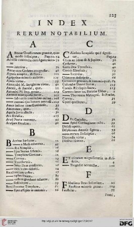 Index rerum notabilium