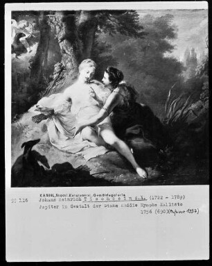 Jupiter in Gestalt der Diana und die Nymphe Kallisto