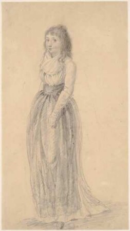 Stehende Dame