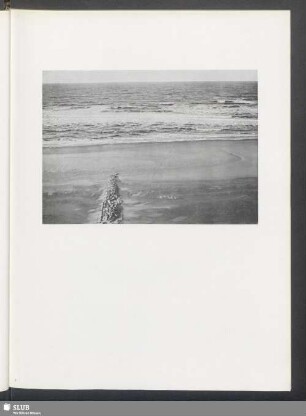 Strand, vom Kliff gesehen