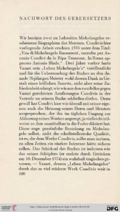 Nachwort des Uebersetzers