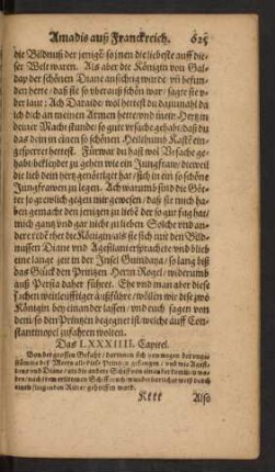 Das LXXXIIII. Capitel.